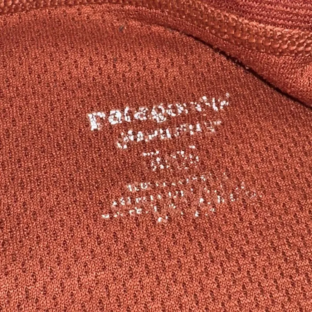 Y2k Patagonia Capilene Thermal Mid Weight Sweater Mens Small Baselayer Orange